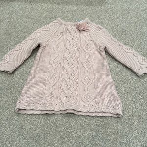 Cupcakes and cashmere sweater dress for baby girl